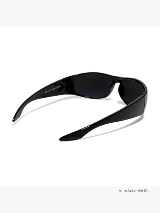 Super Dark Black Sunglasses UV Protection Spring Hinge Vintage Shades main image 5